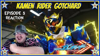 REACTION Kamen Rider Gotchard  Episode 5 “Burn Fight Wrestler G” [upl. by Tolman]