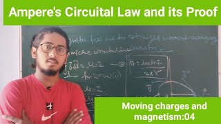 Ampere Circuital Law and its ProofApplications Of Ampere Circuital Law [upl. by Nivk]