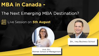 MBA in Canada Employment opportunities Bschool options Requirements and more [upl. by Drais]