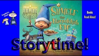 SHMELF THE HANUKKAH ELF Read Aloud  Hanukkah Stories for Kids  Bedtime Story Read Along Books [upl. by Aicak]