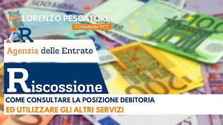 Agenzia delle Entrate Riscossione  Consultare cartelle avvisi ed utilizzare gli altri servizi [upl. by Werdnael73]