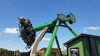 Gyrosaur At Gullivers Valley Theme Park Rotherham Filmed 12 June 2021 [upl. by Sinnek]