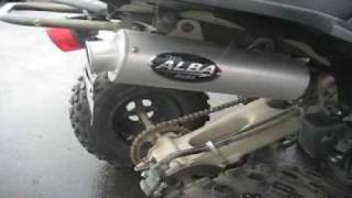 YAMAHA YFZ 450 2004 ALBA RACING EXHAUST SOUND [upl. by Frye154]