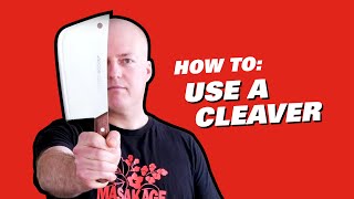 How to Use a Cleaver to Chop Pork and ChickenBones [upl. by Gunn]