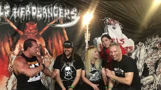 Haemorrhage interview with all 3 original members at MDF 2024 with Jdawg of Hells Headbangers [upl. by Nahtam53]