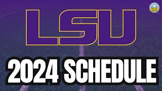 2024 LSU Football Schedule Preview GAMEBYGAME ANALYSIS [upl. by Mencher515]