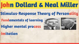 Dollard amp Miller StimulusResponse Theory of Personality [upl. by Lrac]