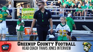 Greenup County Head Coach Travis Jones Talks Win VS East Carter  Kentucky High School Football [upl. by Leora362]