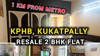 Resale 2 Bhk flat for sale KPHB KUKATPALLY FurnishedFlat ResaleFlats [upl. by Gustave]