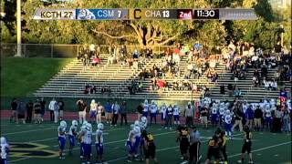 FOOTBALL  SAN MATEO vs CHABOT 1ST HALF 9812 WEEK 2 [upl. by Waring]