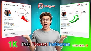 Instagram Followers Kaise Badaye  Insta Par Free Mein Followers Kaise Badhaye  Free Followers 1K [upl. by Erdah339]