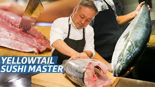 How Sushi Master Mitsunori Kusakabe Prepares Yellowtail Buri Seven Ways — Omakase [upl. by Frieda]