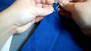 Sewing 101 Basic hand sewing running stitch and whip stitch [upl. by Fabiola]