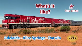 The Ghan  taking Australias iconic rail journey  Adelaide to Alice Springs [upl. by Gabriell]