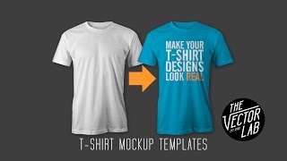 Mock Up A T Shirt Design in 6 Steps  Photoshop [upl. by Runck]