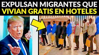 EEUU EXPULSA MIGRANTES QUE VIVÍAN GRATIS EN HOTELES [upl. by Becky]