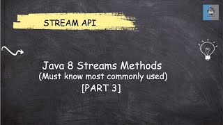 Java 8 Stream Method  Commonly used Part 3 [upl. by Tatiania705]