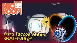 Portal EscapeRoom WalkThrough  RecRoom [upl. by Ranip]