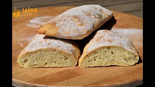 Ciabatta  Sašina kuhinja [upl. by Alodee]