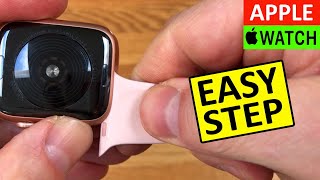 How to remove Apple Watch Strap  Apple Watch Remove Strap  How to remove Band on Apple Watch [upl. by Doelling]