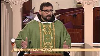 EWTN Daily Catholic Mass  Fr Leonard Mary  2014221 St Peter Damian [upl. by Eenahs]