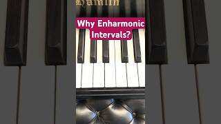 Why do the same notes have different names pianotutorial musictheory piano [upl. by Ynoyrb]