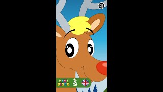 RUDOLPH THE RED NOSED REINDEER  Christmas Songs  Mini Disco shorts [upl. by Isidore]