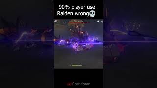 Only 10 player know how to use Raiden Shogun genshinimpact genshin [upl. by Gebhardt]