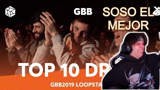 RUBIUS REACCIONA A TOP 10 LOOPSTATION DROPS GBB19 [upl. by Beedon774]