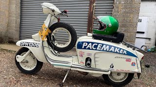 Lambretta 1964 pacemaker a restoration story [upl. by Arihaj]