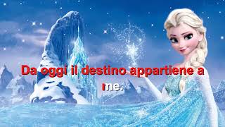 Frozen Karaoke  Allalba sorgerò  Let it go [upl. by Aietal]