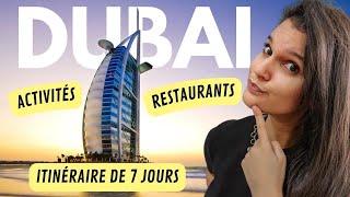 Guide Voyage Dubai Ton itinéraire de 7 jours [upl. by Atelokin]