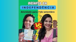 ATIVIDADE PARA A SEMANA DA PÁTRIA setedesetembro independência brasil [upl. by Lovash]