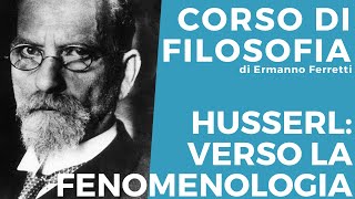 Husserl verso la fenomenologia [upl. by Winfield]