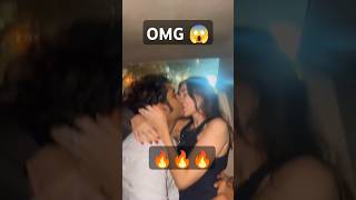 OMG😱 Hottest French Kiss 💋  18 Watch Till End shorts Kiss couple trending [upl. by Alvin746]