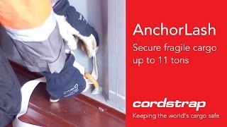 Secure up to 11 tons in a container using Corstrap AnchorLash [upl. by Tekcirk]