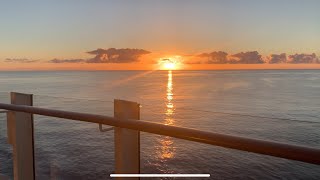 AIDAcosma From our cabin Deck 8 to lanai bar Deck 7 in The Morning [upl. by Conah]