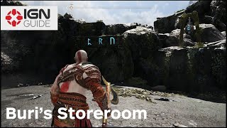 God of War  Buri’s Storeroom Walkthrough [upl. by Yrojram]