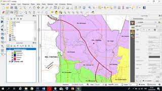 Cara Membuat Peta shp Sendiri dengan Quantum GIS [upl. by Leonsis]