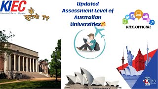 Updated Assessment Level of Australian Universities🥰 [upl. by Jamie]