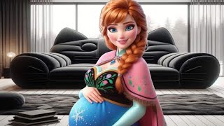 disneyprincess Anna pregmancy  scene movie cartoon pregnant pregnant pregnancy [upl. by Etat]