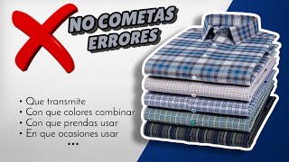 Camisa de cuadros FORMAL vichy ➤ cómo combinar y usar 50 OUTFITS [upl. by Kenton916]