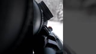 Offset iron sights on a hunting rifle [upl. by Ecaj]