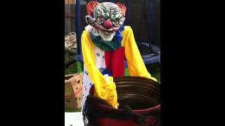 Halloween animated prop clown 2013 [upl. by Angeline]