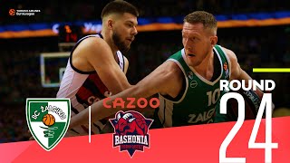 Smits helps Zalgiris outlast Baskonia  Round 24 Highlights  Turkish Airlines EuroLeague [upl. by Tomkiel]