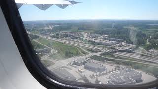 Nordic Regional Airlines ATR 72500 Landing at HelsinkiVantaa Airport  June 2017 [upl. by An2]