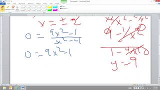 35  Graphing Rationals Math 151 [upl. by Pressey]