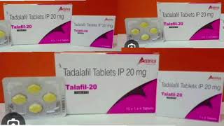 Talafil 20 BATINAGI Tablets Tadalafil Tablets IP 20 mg [upl. by Odeen509]