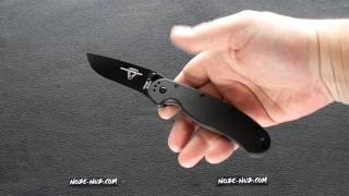 ON8846 ONTARIO RAT 1 LINERLOCK BLACK BLADE [upl. by Haig331]