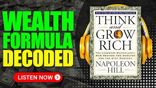 Think and Grow Rich by Napoleon Hill  Audiobook Summary and Review [upl. by Deny]